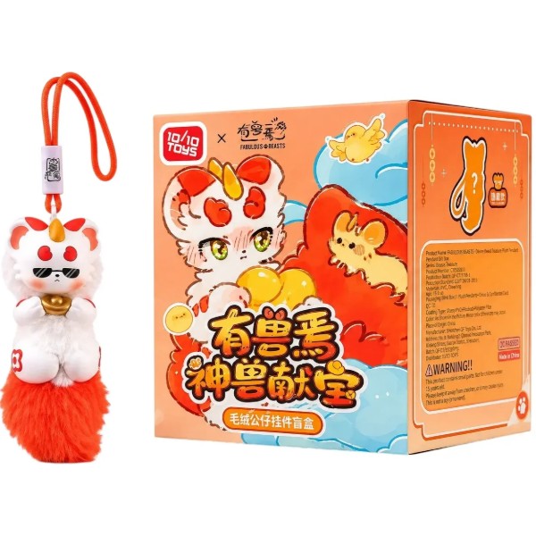 Фото - Колекційна м'яка іграшка 10/10 Toys Fabulous Beasts серія Divine Beast Treasure в асортименті (QWYS402)